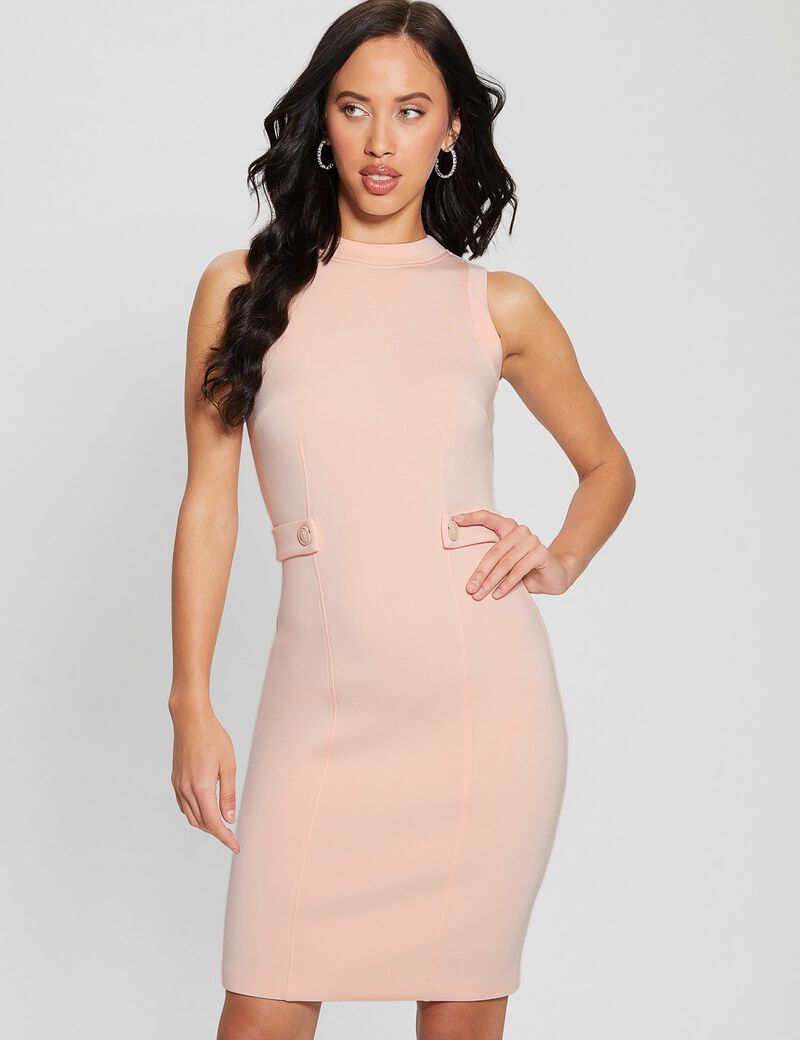 Scuba bodycon mini dress