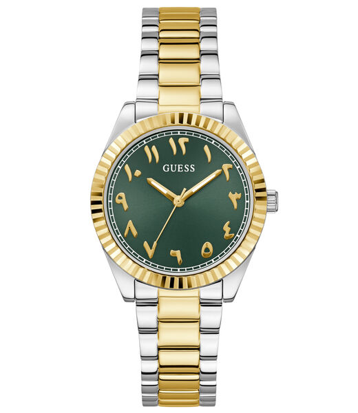 2-Tone Quartz Analog Stainless Steel Watch