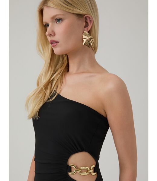 جيس one shoulder jazlyn dress