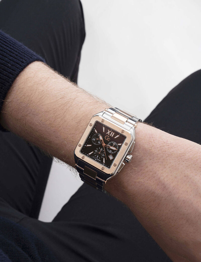 Gc Square Chronograph Watch