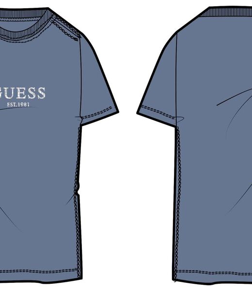 Front logo stretch t-shirt