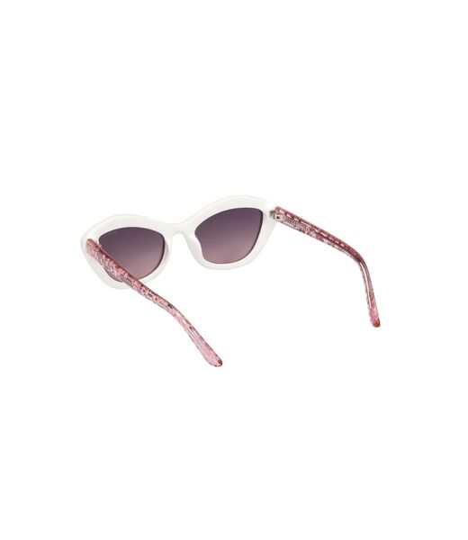 Geometric full rim sunglasses