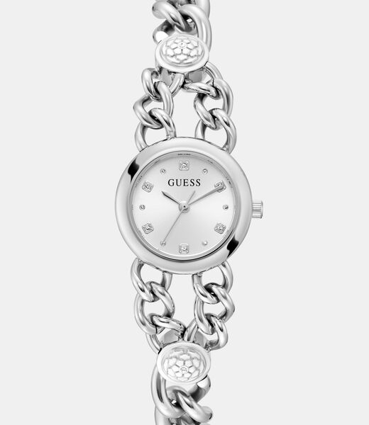 Ladies Silver Tone Analog Watch