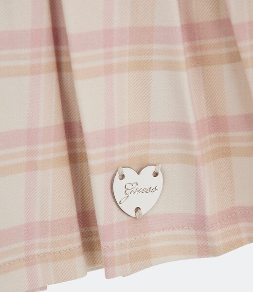 Pleated mini skirt