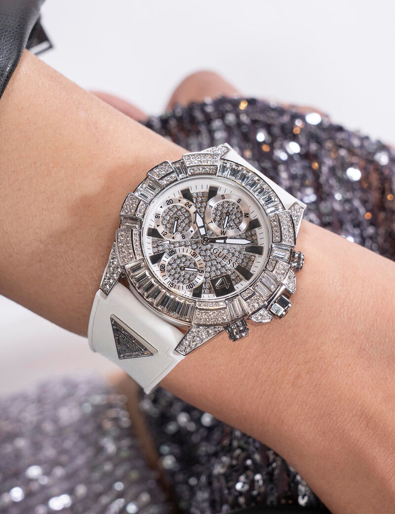 Crystal multi-function watch