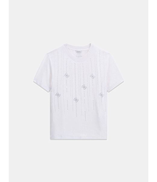 جيس rhinestones t shirt