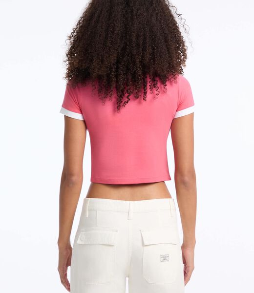 Cropped logo t-shirt