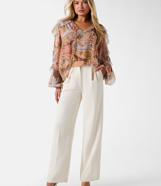 Paisley print blouse