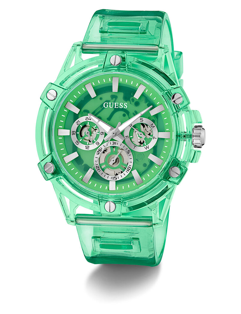 Mens Eco-Friendly Green Multi-function Watch