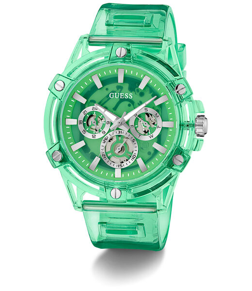 Mens Eco-Friendly Green Multi-function Watch