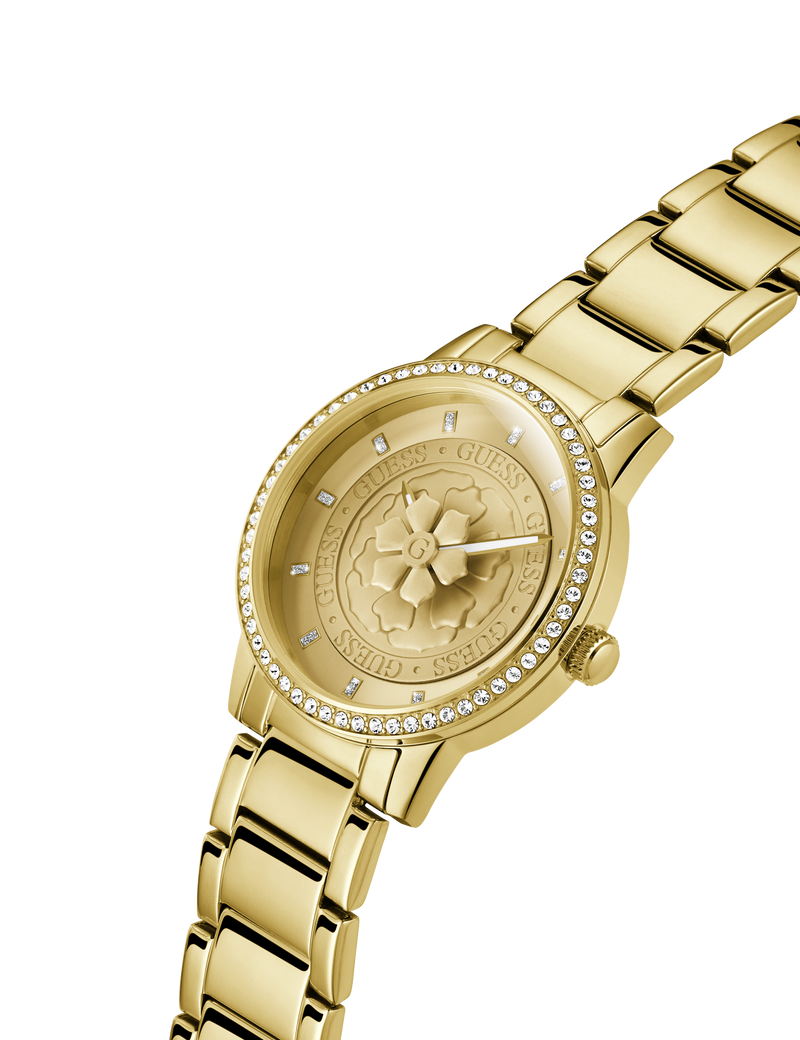 Ladies Gold Tone Analog Watch