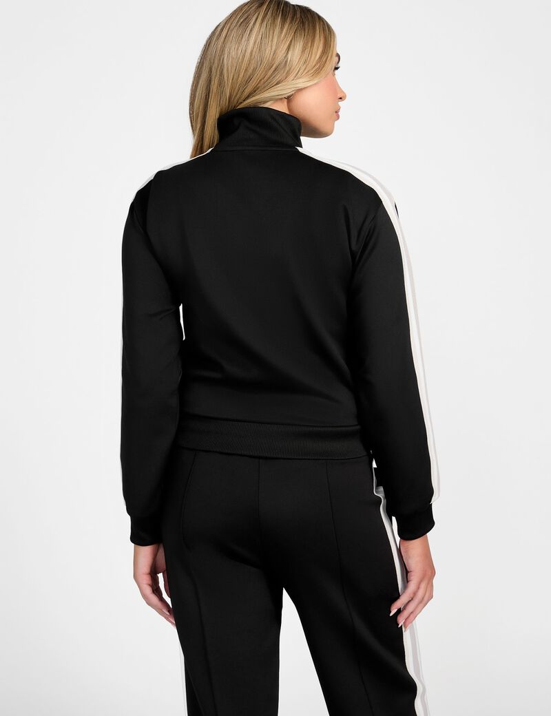 سويت شيرت بشعار الماركة بسحاب