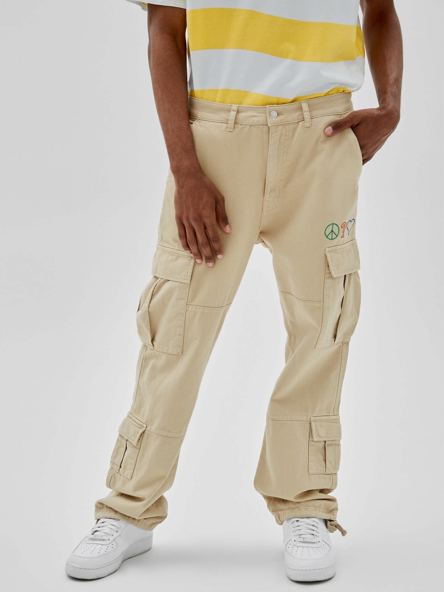 Guess cargo pants mens discount