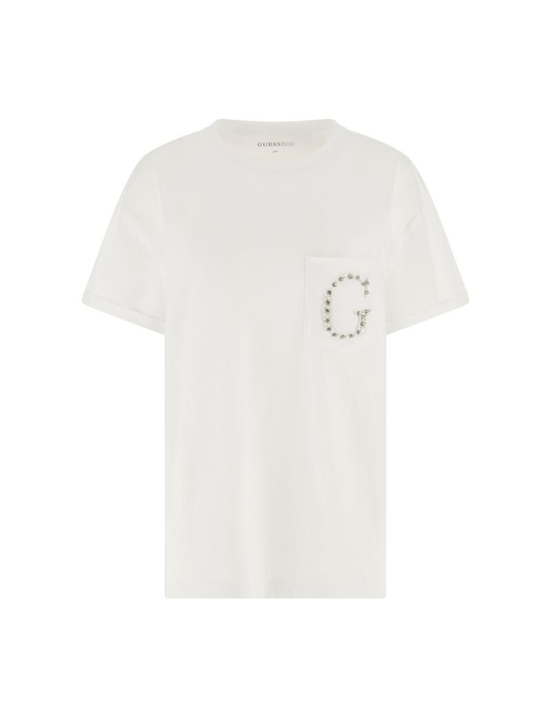 guess mid organic coloured jersey