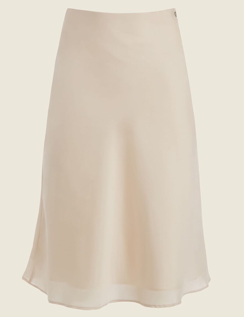 Mid-Length Slip Skirt