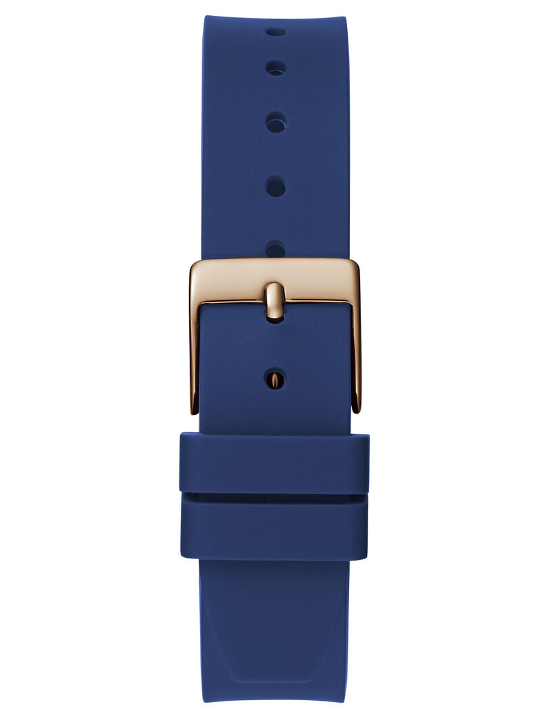 guess silicone analogue watch
