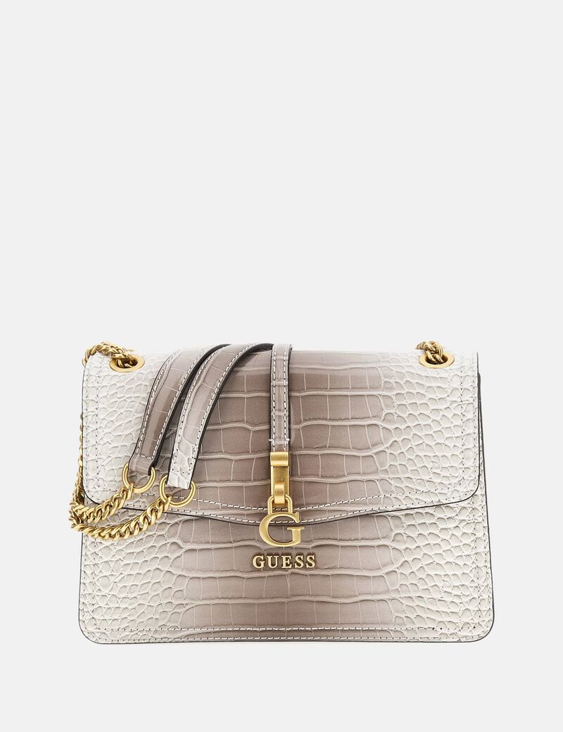 G James croc print crossbody bag