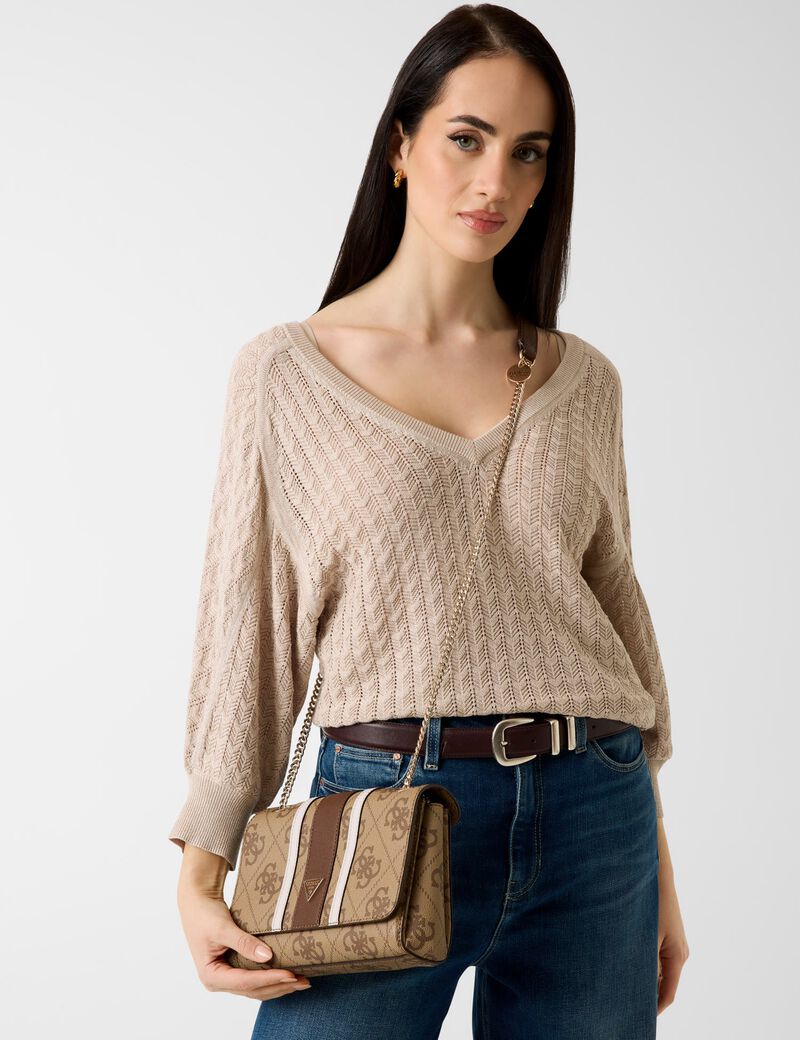 guess noelle logo crossbody bag