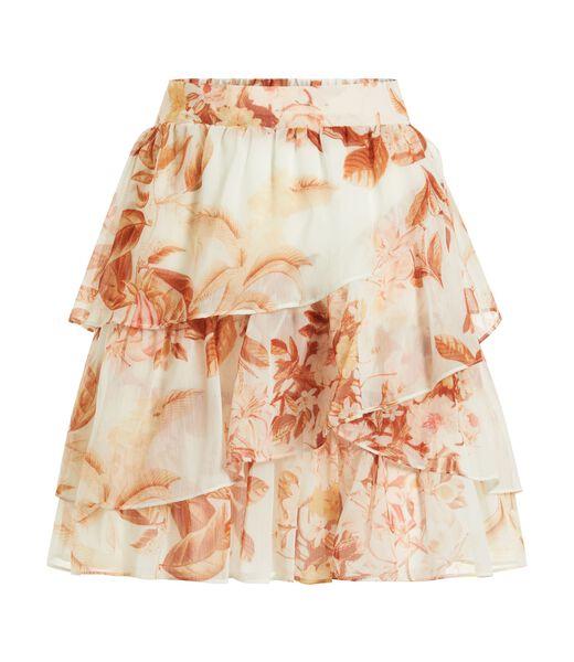 Floral Ruffle Skirt