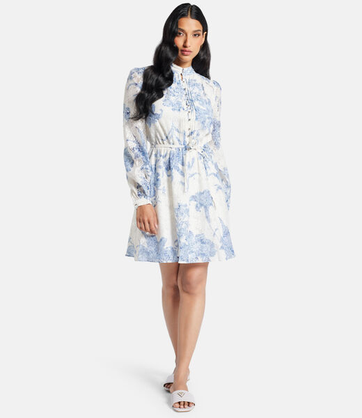 Fit-and-flare mini dress