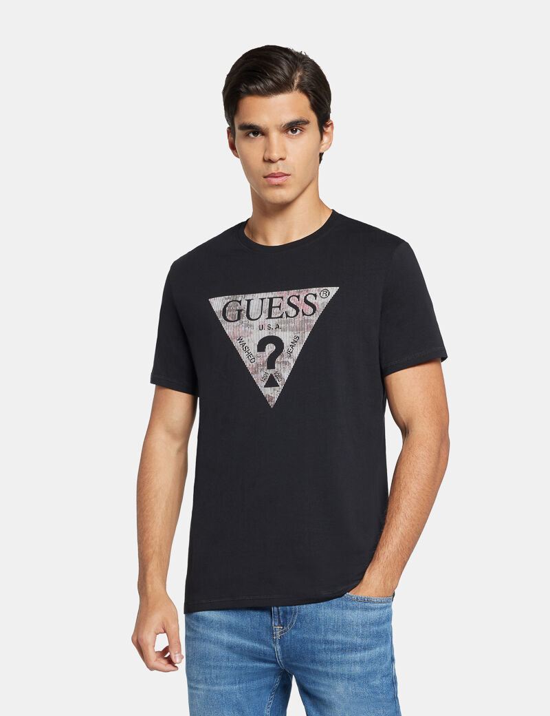 Triangle Logo Stretch T-Shirt