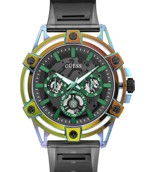 Mens Black Multi-function Watch