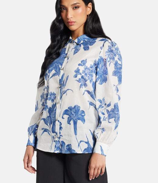 Clara button up top