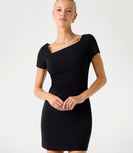 Fit-and-flare mini dress