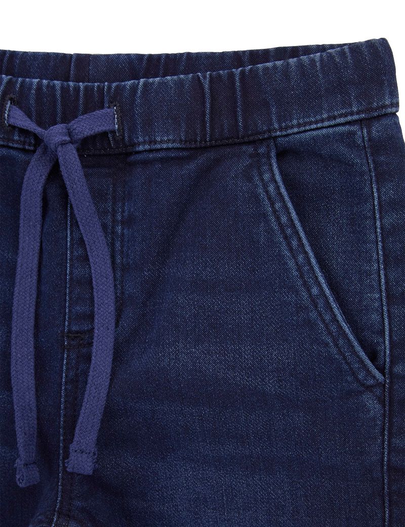 Knit denim chino fit pants
