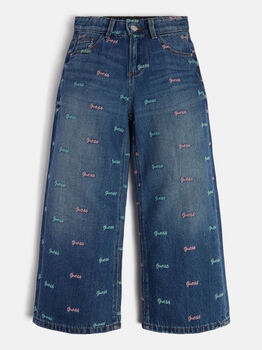 All Over Logo Denim Pant