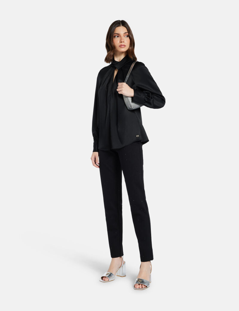 Dion long sleeve relaxed blouse