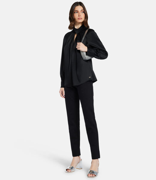Dion long sleeve relaxed blouse