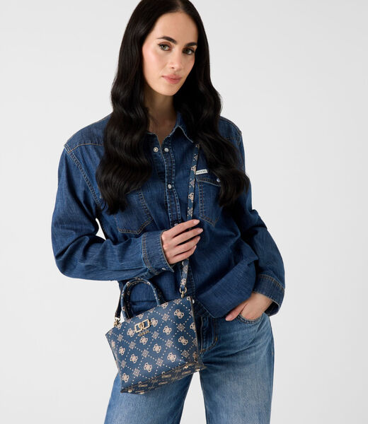 guess emelie logo mini tote bag