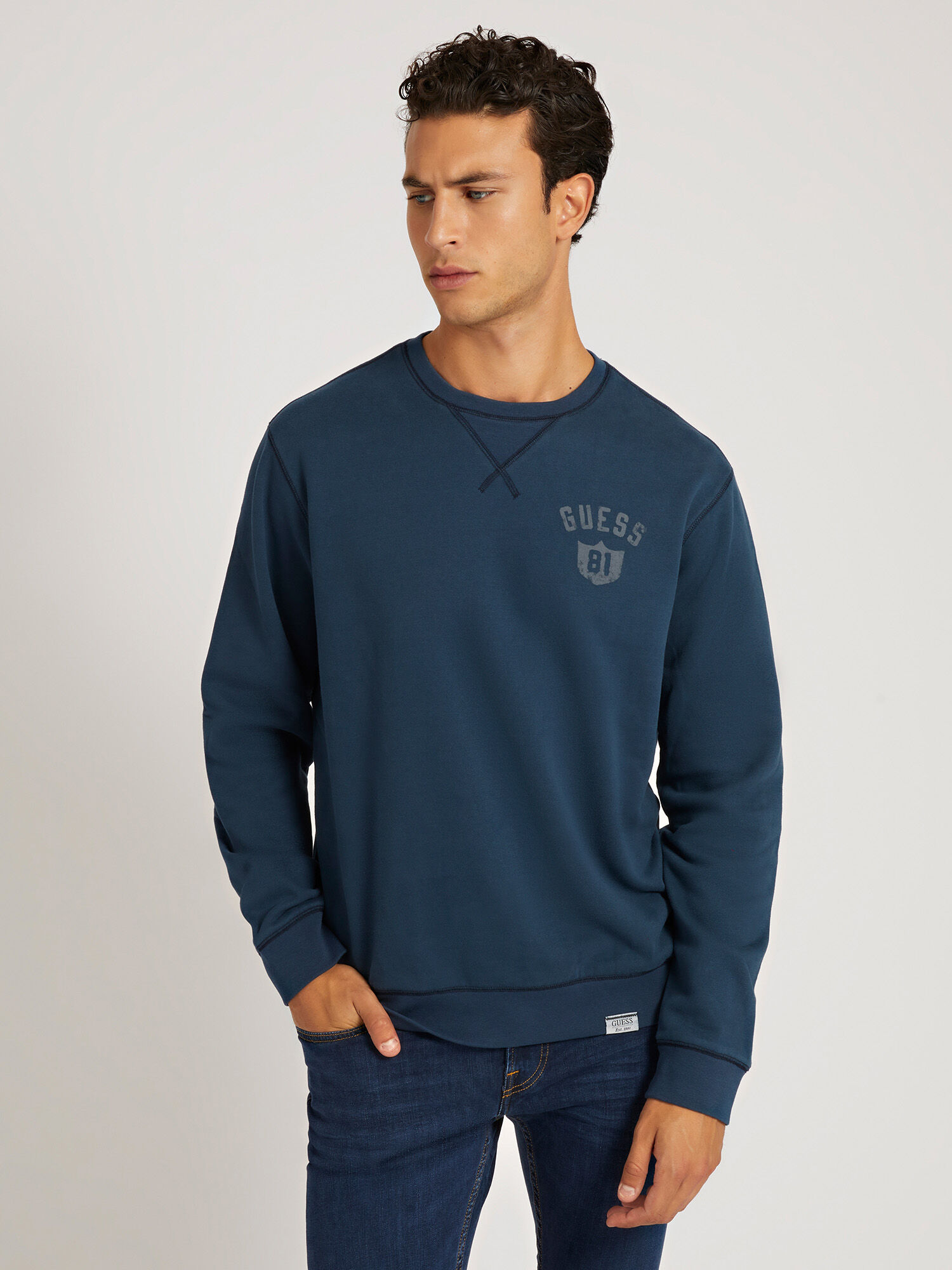 Shop GUESS Online Logo Sweater