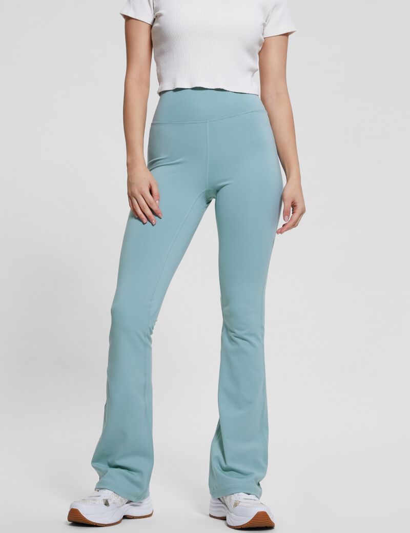 High rise flare legging