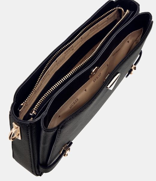 Rosalba Saffiano Mini Crossbody Bag