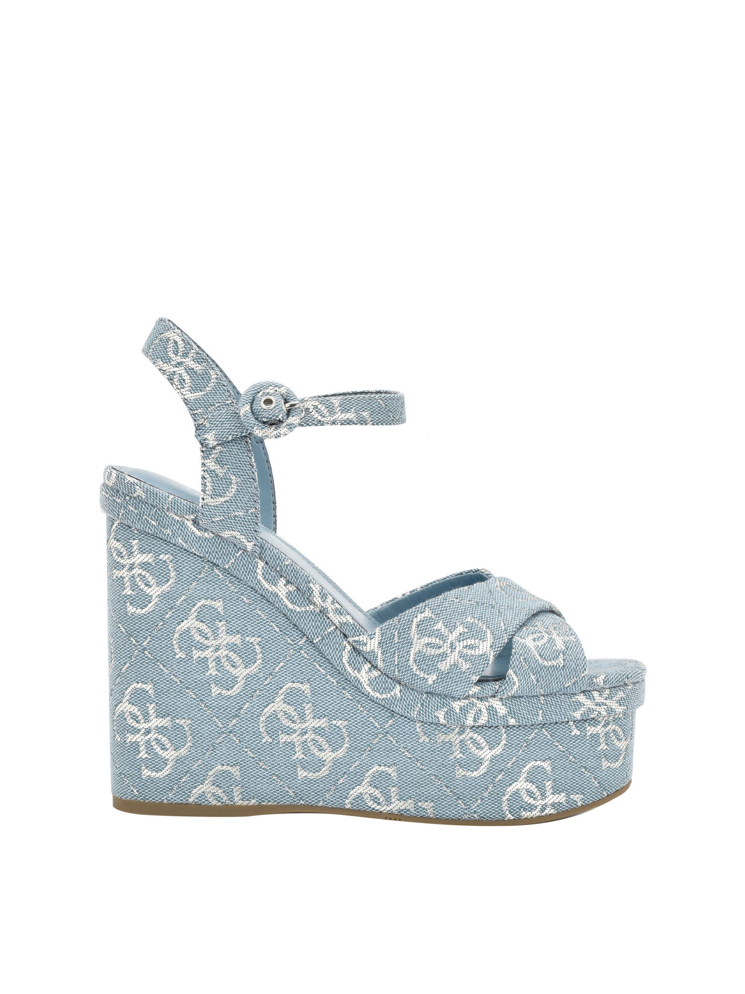 Guess cheap nude wedges