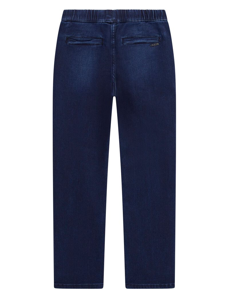 Knit denim chino fit pants