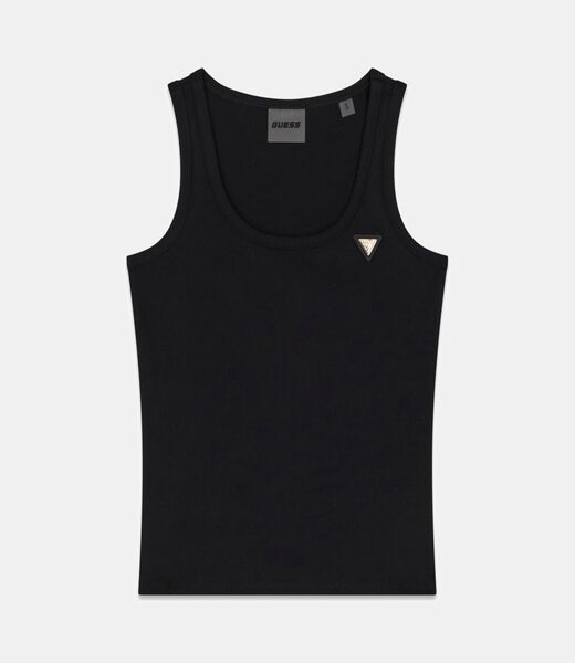 guess rib knit tank top