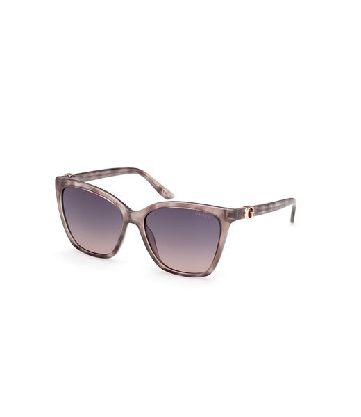 Square gradient grey smoke sunglasses