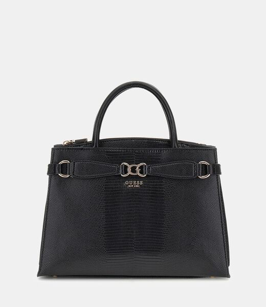 Arlena python-print handbag
