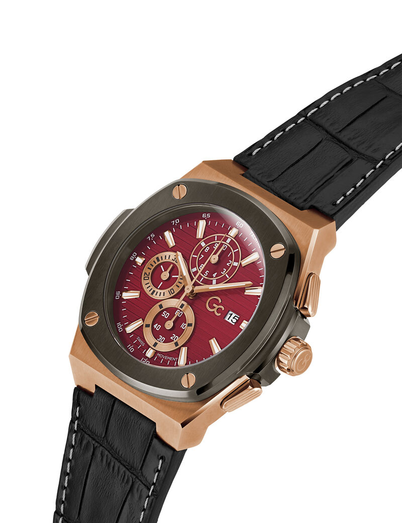 جيس gc coussin shape chrono leather