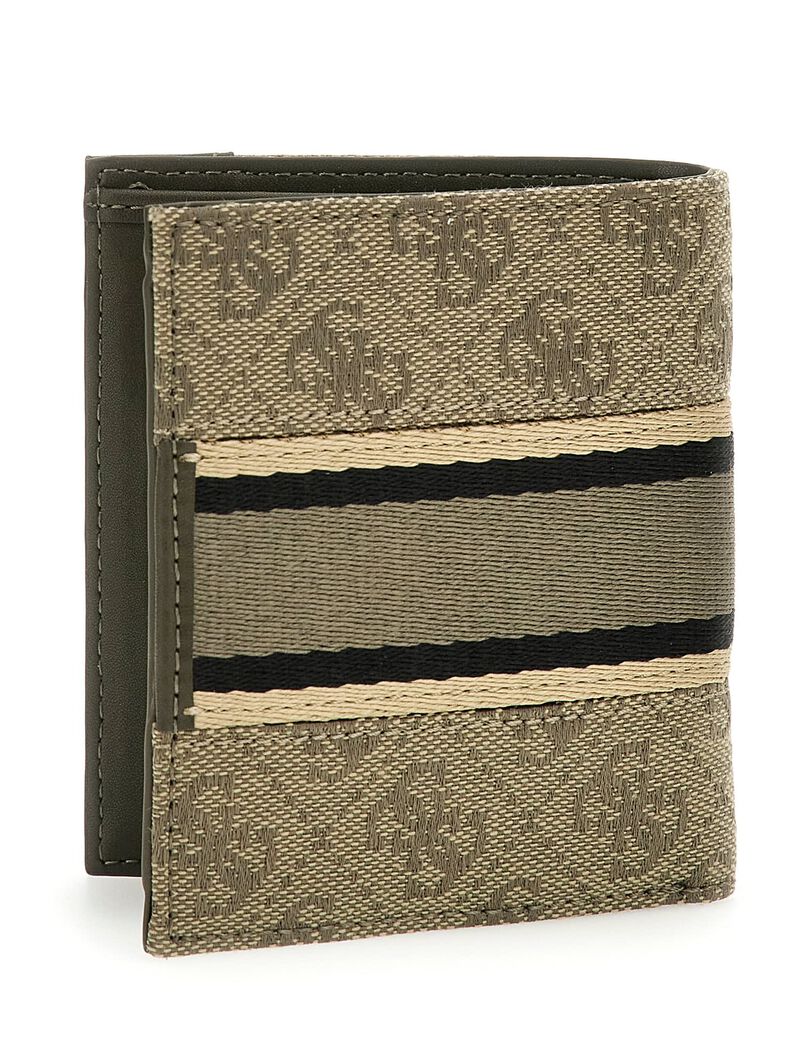 Madrid 4G logo print wallet