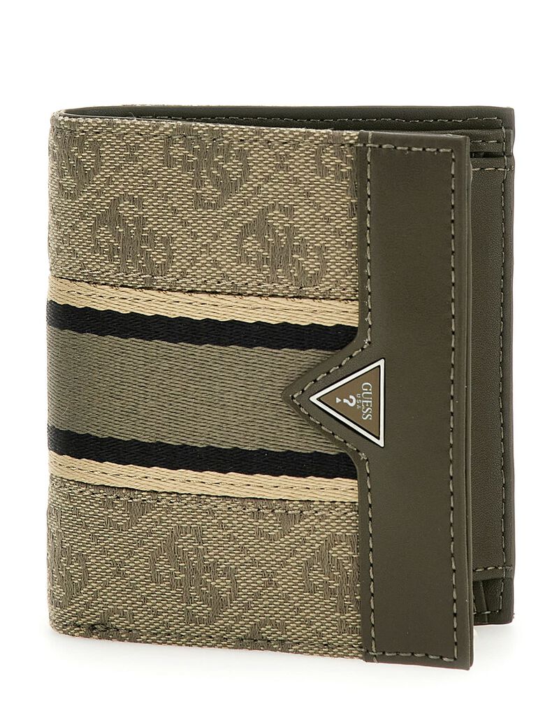 Madrid 4G logo print wallet
