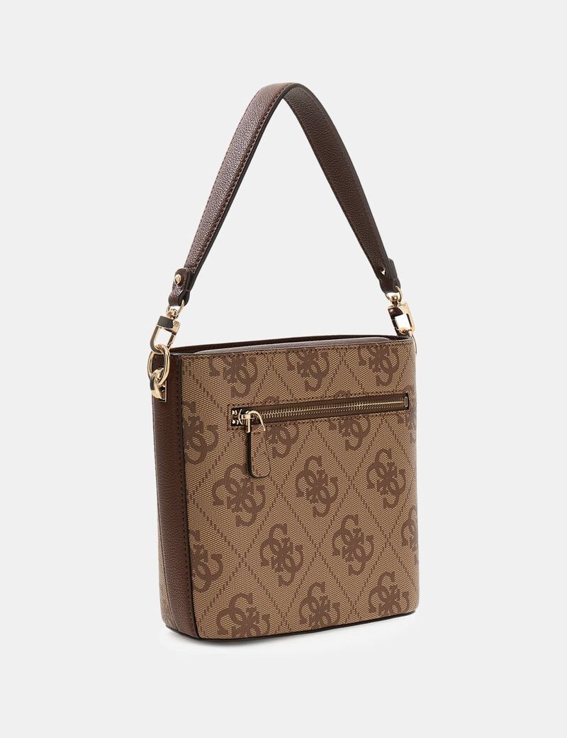 guess karnilla logo bucket bag