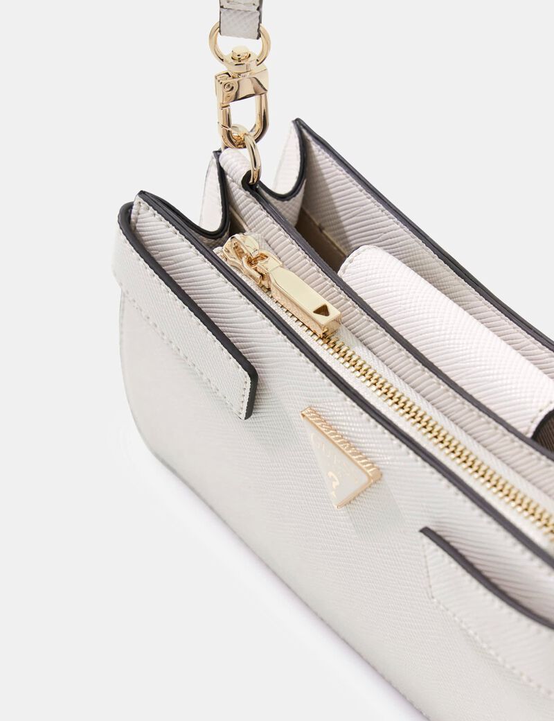 guess serenova saffiano mini crossbody bag