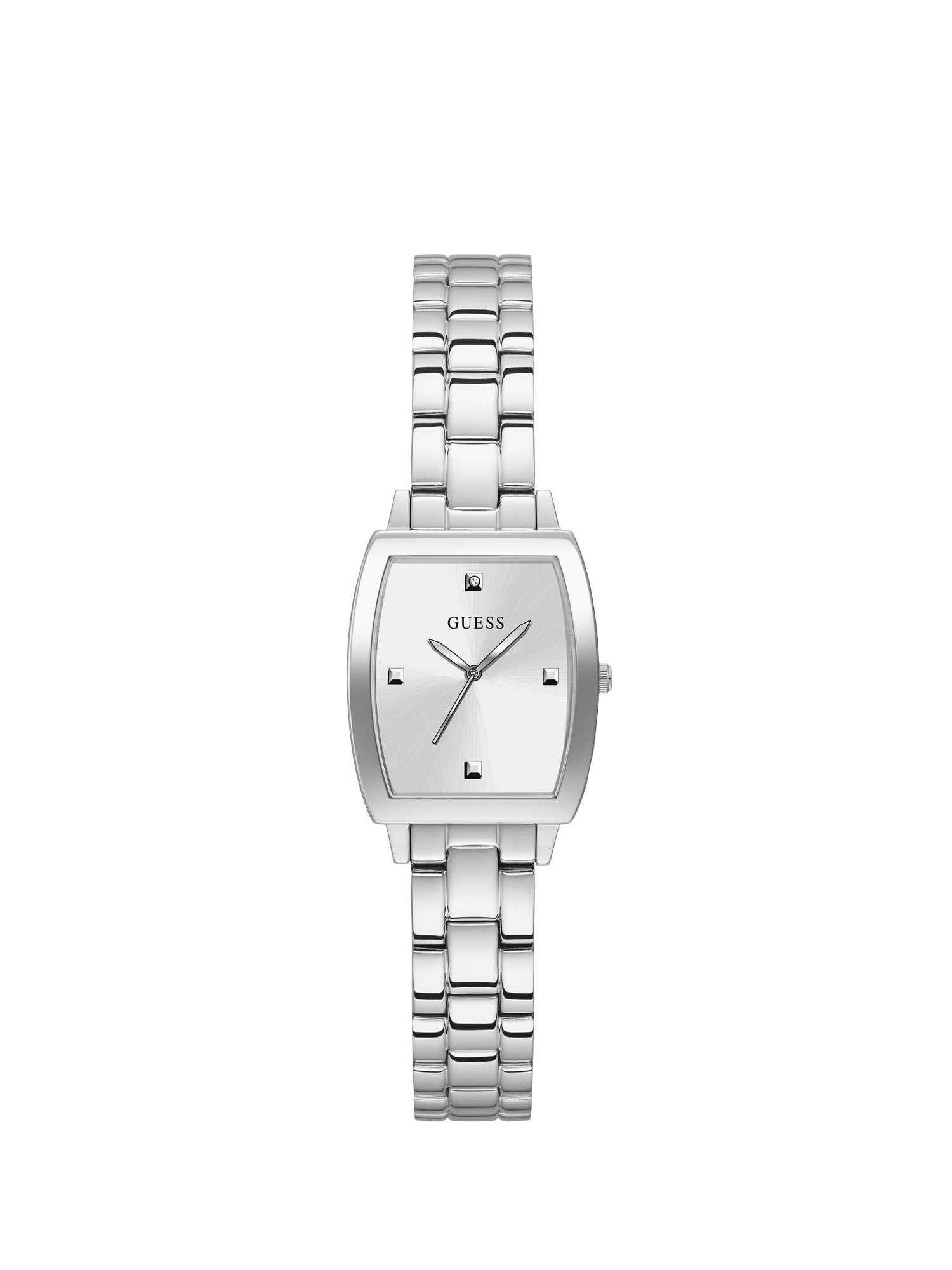 Guess watches on sale silver with diamonds