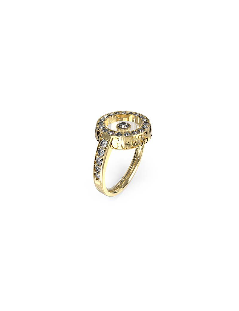 Pave Circle Ring