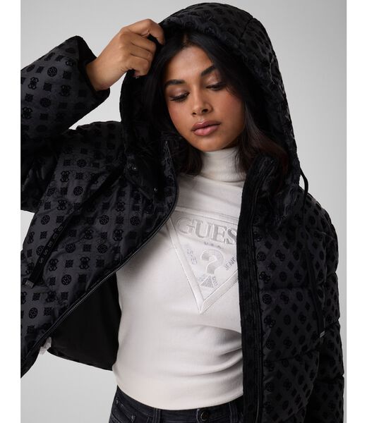guess short puffer jacket