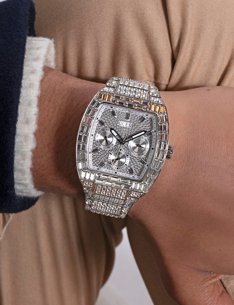 Silver Tone Multi-function Watch